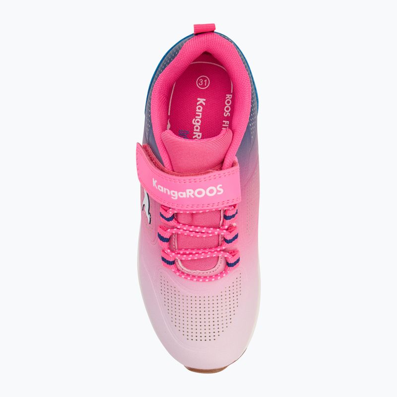 KangaROOS KX-Bases EV neon pink/white detská obuv 5