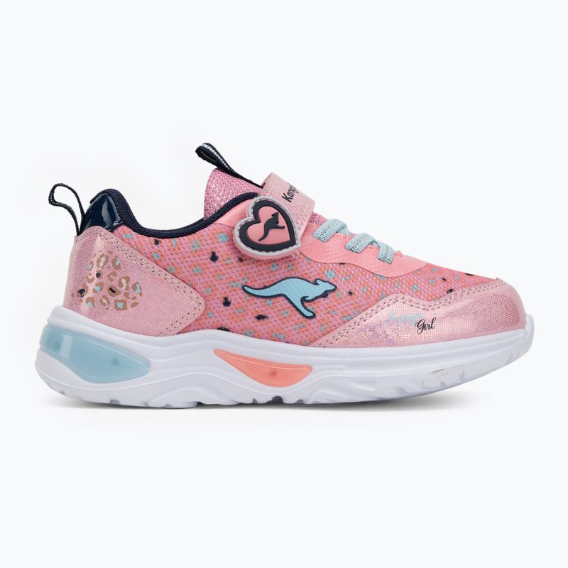 KangaROOS K-SLG Beauty EV rose/dark navy detská obuv 2