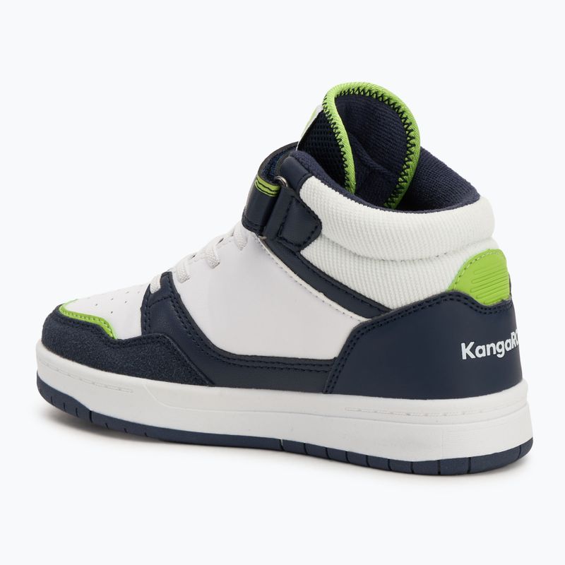 KangaROOS K-CP Dunkin Mid EV dark navy/lime detská obuv 3
