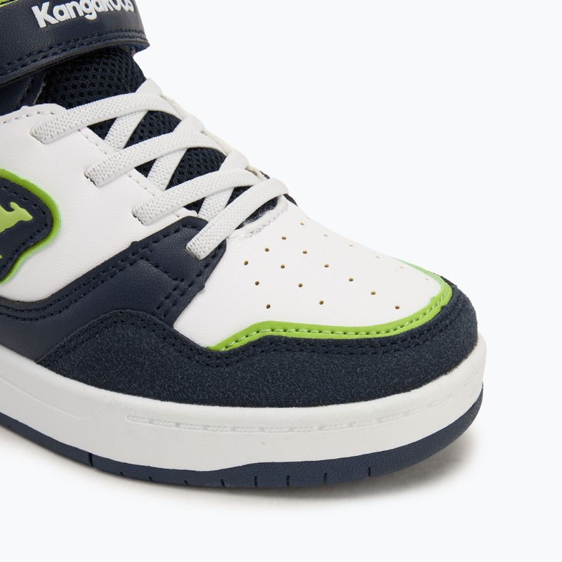 KangaROOS K-CP Dunkin Mid EV dark navy/lime detská obuv 7