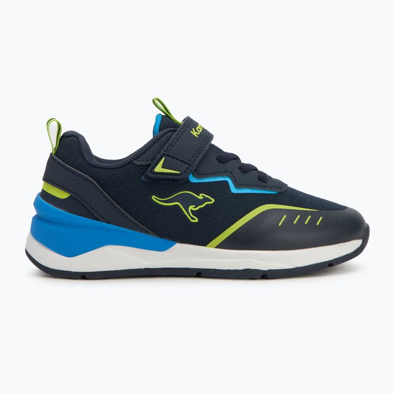 KangaROOS KD-Batter EV dark navy/lime detská obuv 2