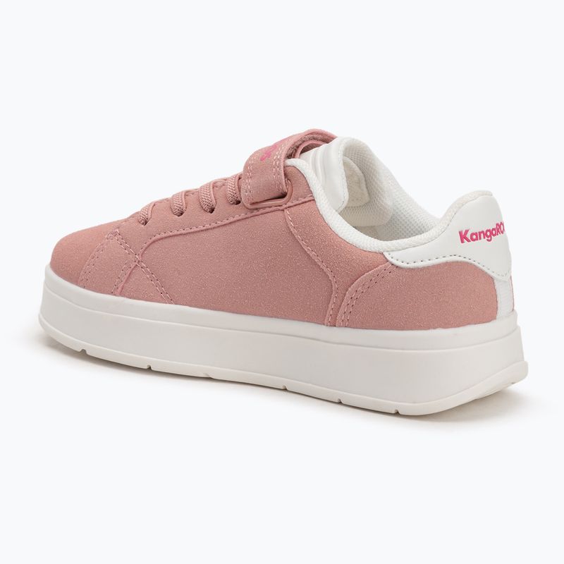 Detské topánky KangaROOS K-GK Milky EV rosewater/white 3