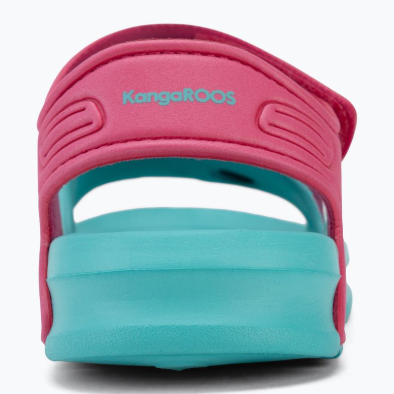 Detské sandále Kangaroos KangaSwim II ocean/daisy pink 6