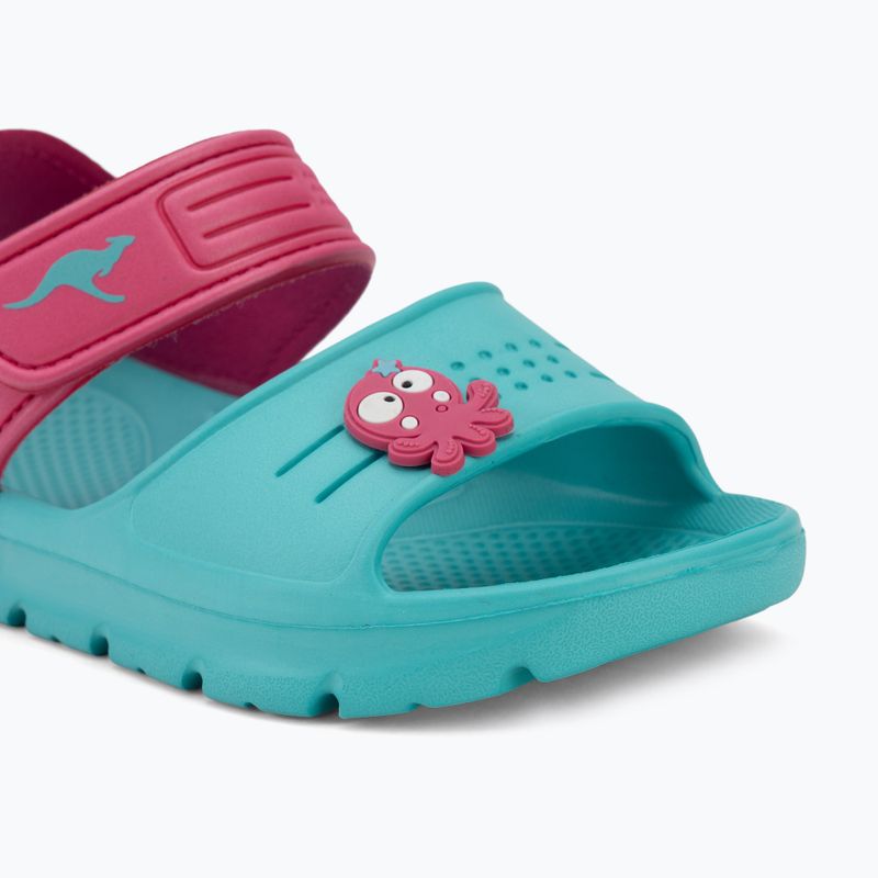 Detské sandále Kangaroos KangaSwim II ocean/daisy pink 7