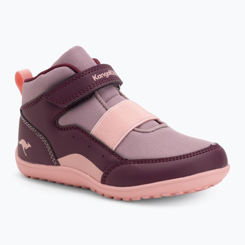 Detské topánky KangaROOS K-BFI Peppy EV blackberry/daisy pink