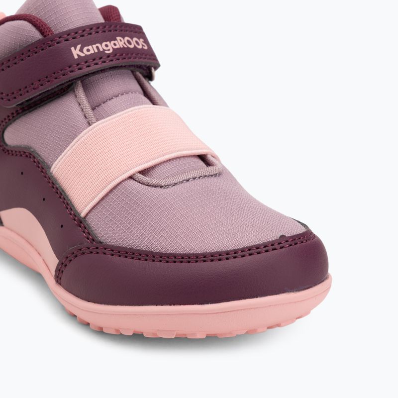 Detské topánky KangaROOS K-BFI Peppy EV blackberry/daisy pink 7