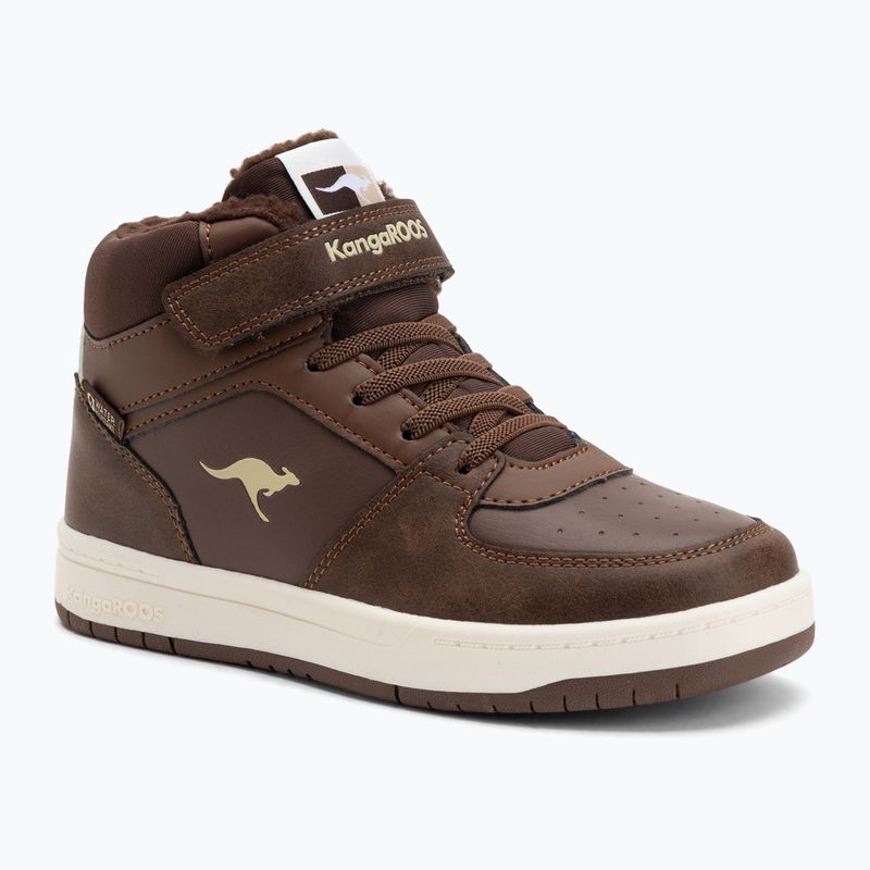 Detské topánky KangaROOS K-CP Bound Mid EV slate black/blond wood