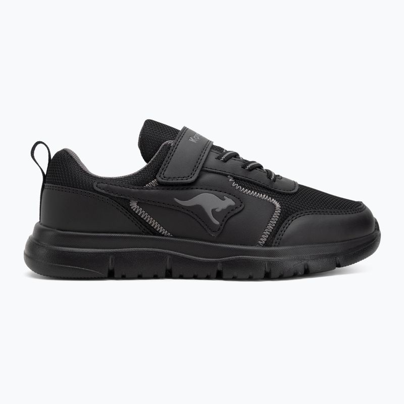 Topánky KangaROOS K-ETK Zig EV jet black/mono 2