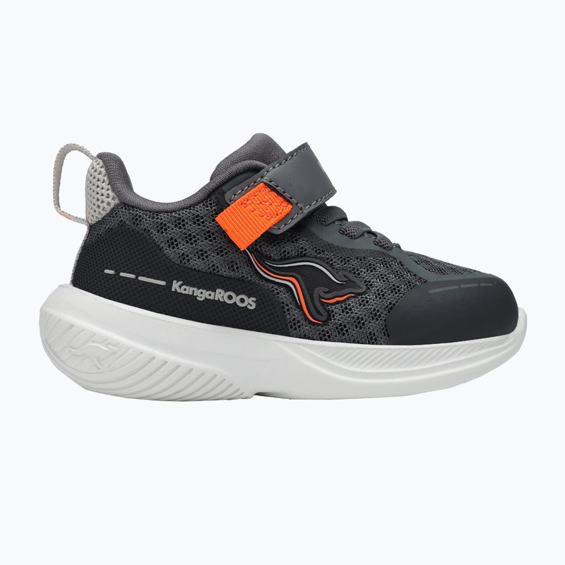Detské topánky KangaROOS K-RDI Pebble EV steel grey/neon orange 8