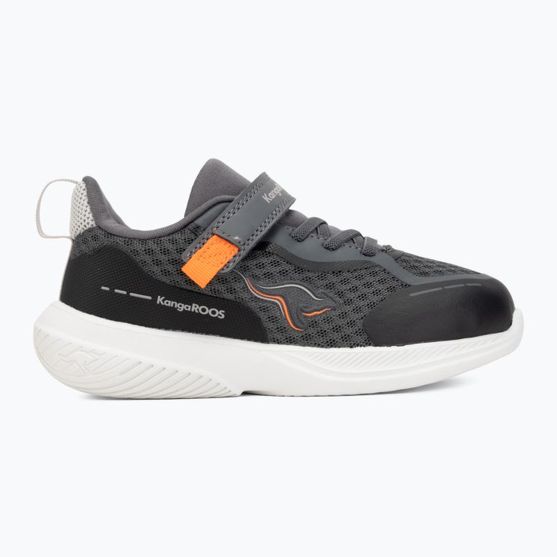 Detské topánky KangaROOS K-RDI Pebble EV steel grey/neon orange 2