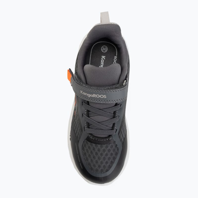 Detské topánky KangaROOS K-RDI Pebble EV steel grey/neon orange 5