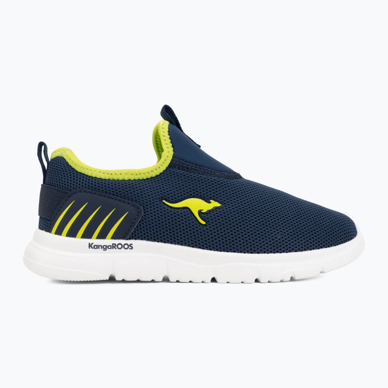 Detské topánky KangaROOS K-ETK Dunnart dark navy/lime 2