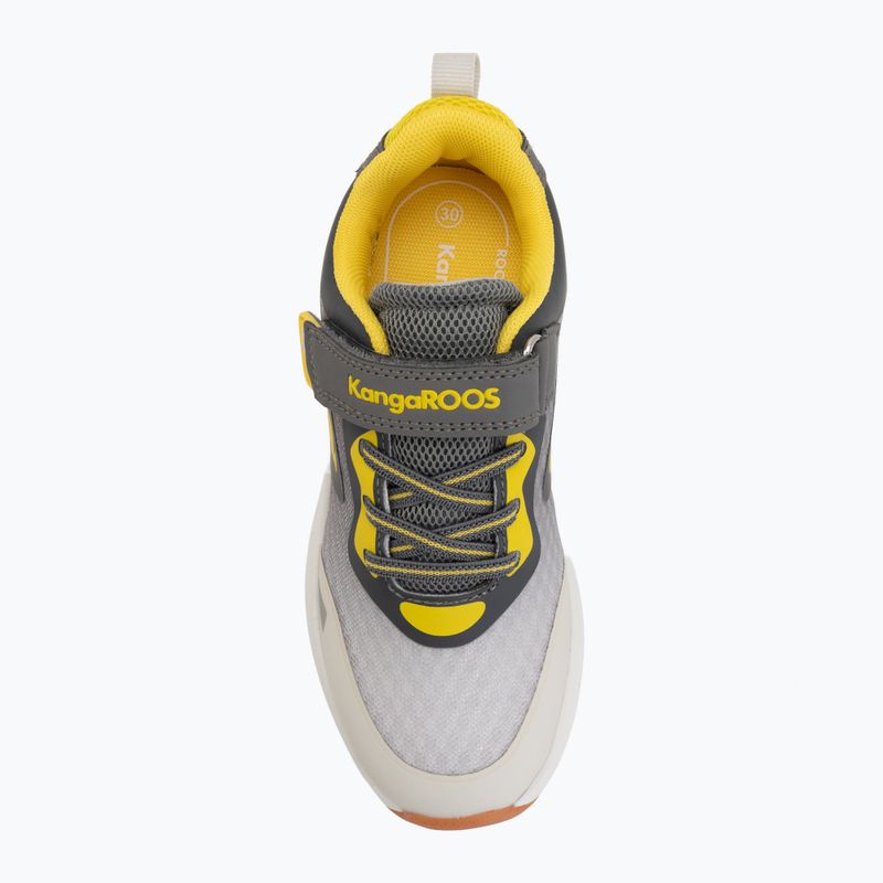 Detské topánky KangaROOS KB-Pang EV vapor grey/neon yellow 5