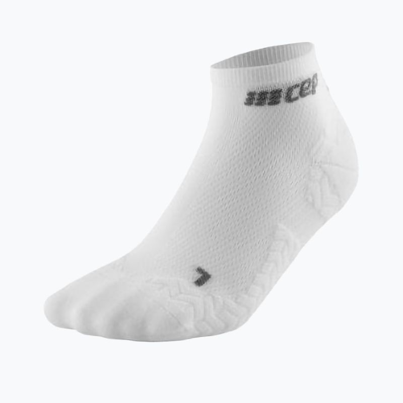 Dámske kompresné ponožky CEP Ultralight Low Cut white