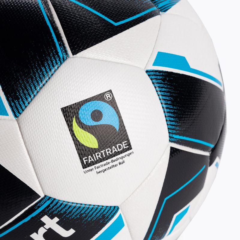 Futbalová lopta uhlsport Top Training Synergy Fairtrade white/black/blue v. 4 3