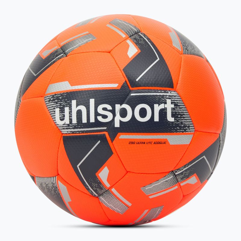 Futbalová lopta uhlsport 290 Ultra Lite Addglue fluo orange/marine/silver veľ.  5