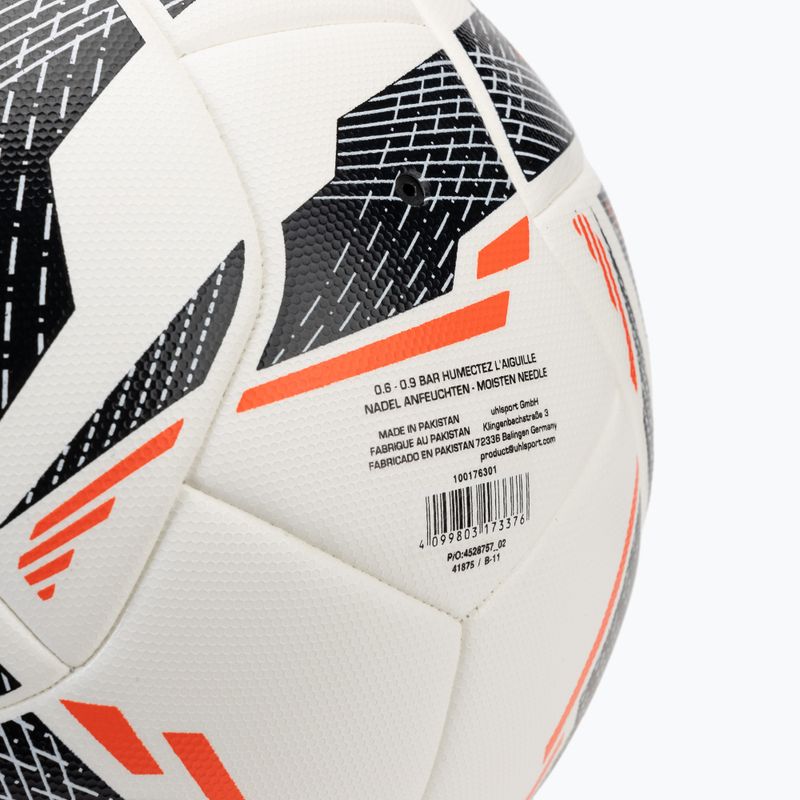 Futbalová lopta uhlsport Match Addglue white/navy/fluo red veľkosť 5 3