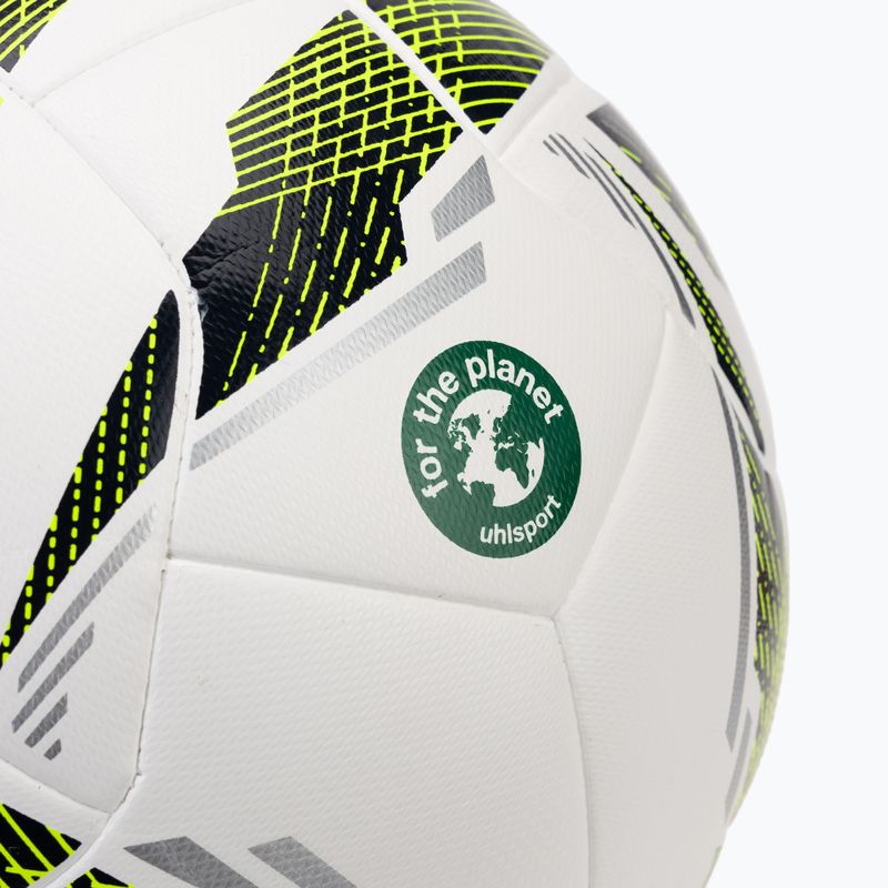 Futbalová lopta uhlsport Match Addglue white/navy fluo yellow veľkosť 4 3