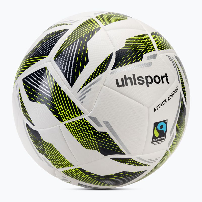 Futbalová lopta uhlsport Match Addglue white/navy/fluo yellow veľkosť 5 2