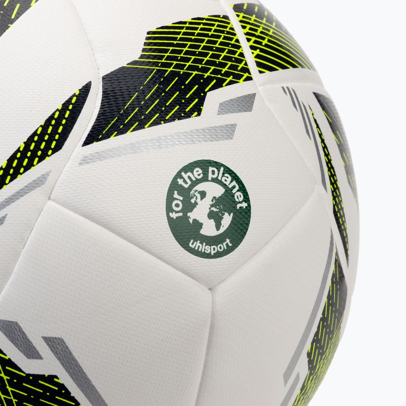 Futbalová lopta uhlsport Match Addglue white/navy/fluo yellow veľkosť 5 3