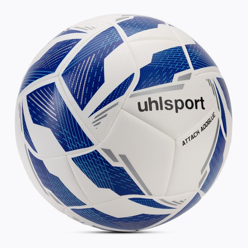 Futbalová lopta uhlsport Attack Addglue white/dark blue/blue veľkosť 4 2