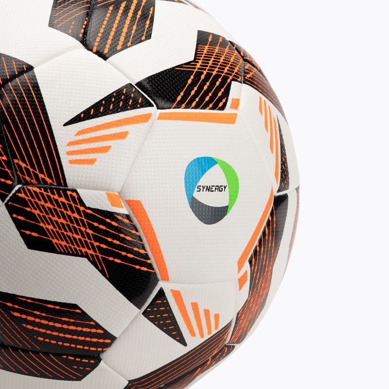 Futbalová lopta uhlsport Resist Synergy white/black/fluo orange veľkosť 5 2