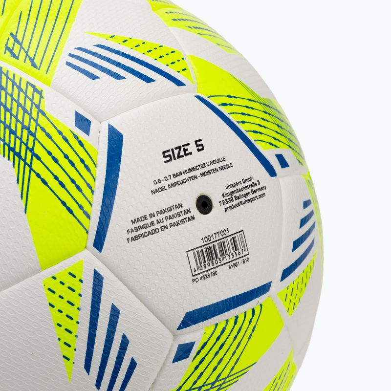 Futbalová lopta uhlsport 350 Lite Addglue white/fluo yellow/dark blue veľkosť 5 3