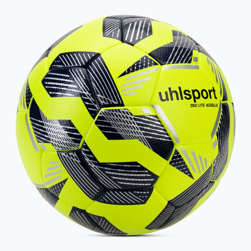 Futbalová lopta uhlsport 350 Lite Addglue fluo yellow/navy/silver veľkosť 4 2