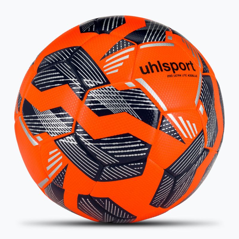 Futbalová lopta uhlsport 290 Ultra Lite Addglue fluo orange/navy/silver veľkosť 5 2