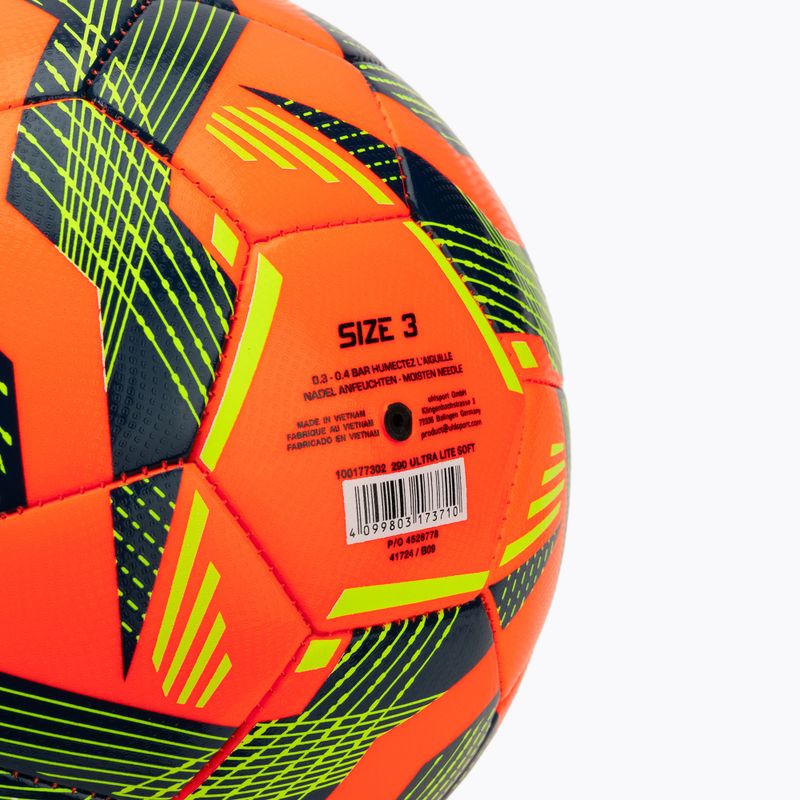 Futbalová lopta uhlsport Ultra Lite Soft 290 fluo orange/navy/fluo yellow veľkosť 3 3
