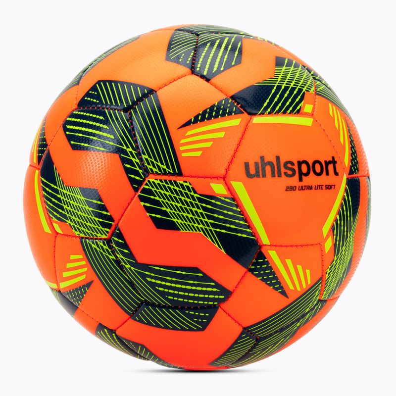 Futbalová lopta uhlsport Ultra Lite Soft 290 fluo orange/navy/fluo yellow veľkosť 4 2