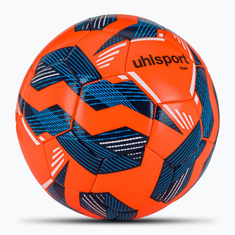 Futbalová lopta uhlsport Team fluo orange/navy/white veľkosť 5 2