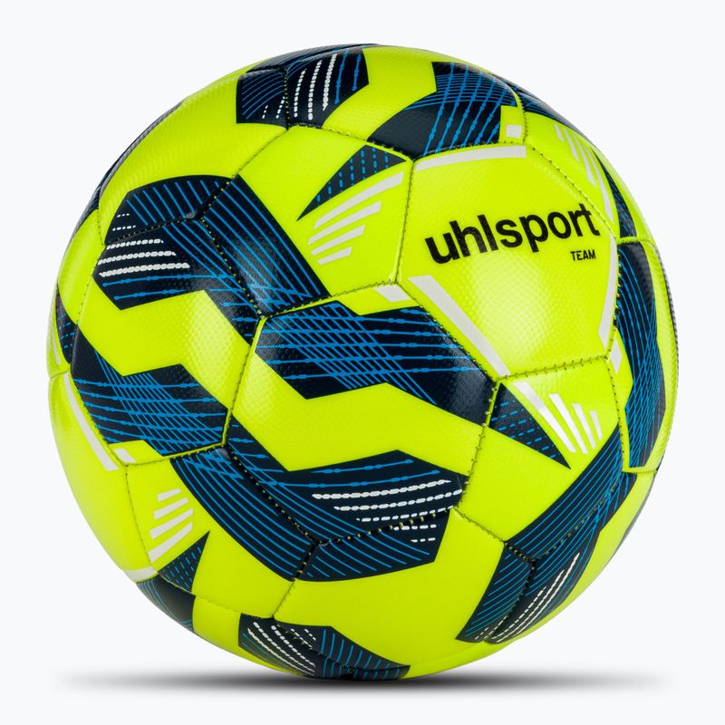 Futbalová lopta uhlsport Team fluo yellow/navy/white veľkosť 4 2
