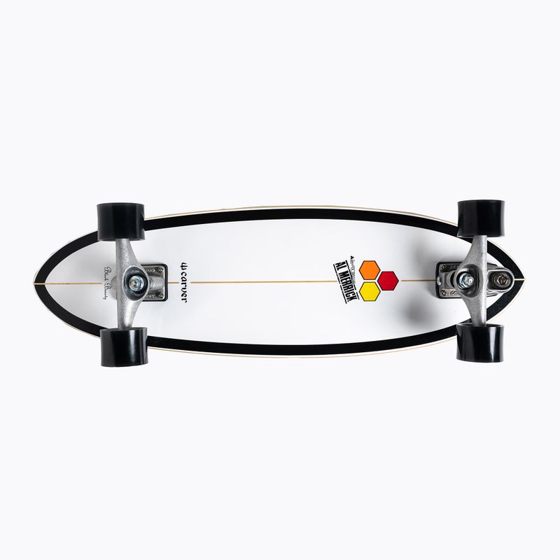 Skateboard surfskate Carver C7 Raw 31.75" CI Black Beauty 219 Complete bielo-čierny C113112