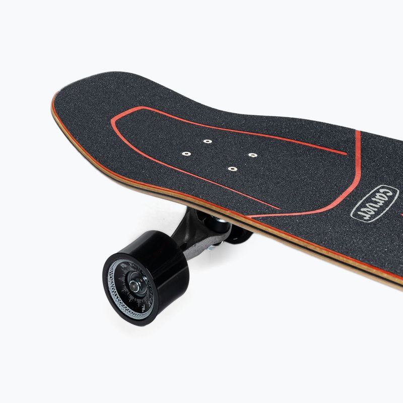 Skateboard surfskate Carver C7 Raw 31" Kai Lava 222 Complete červeno-fialový C11311142 6