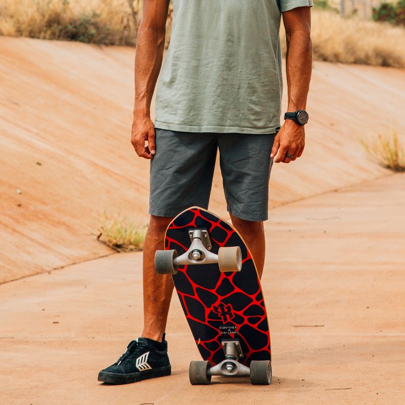 Skateboard surfskate Carver C7 Raw 31" Kai Lava 222 Complete červeno-fialový C11311142 11