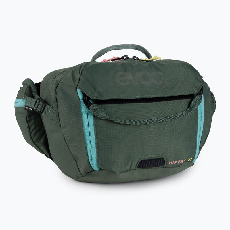 Cyklistická taška EVOC Hip Pack 3L zelená 102507307