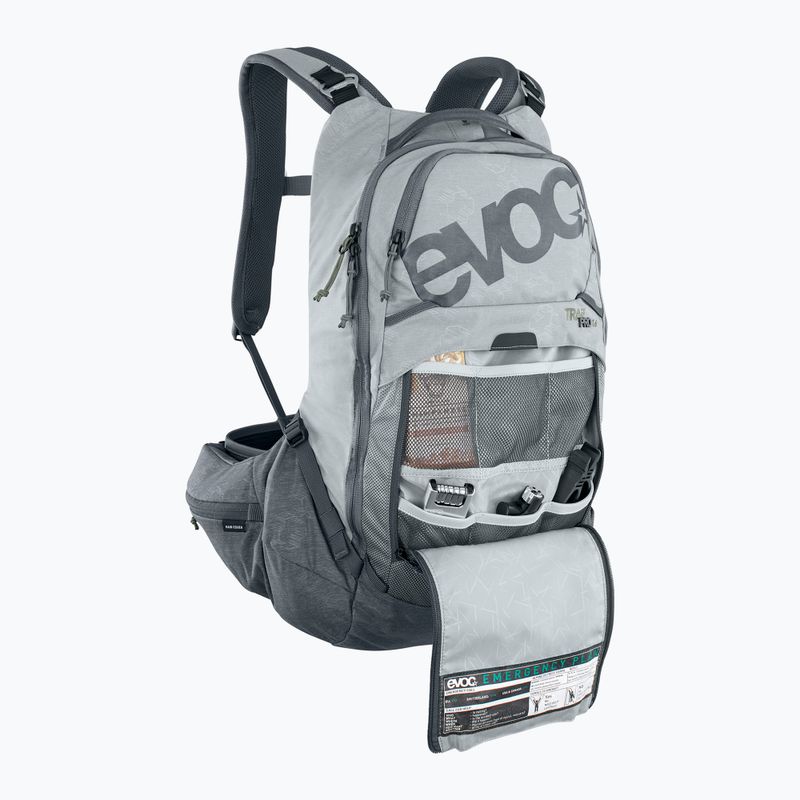 EVOC Trail Pro 16 l kameň/karbon šedý Cyklistický batoh 8