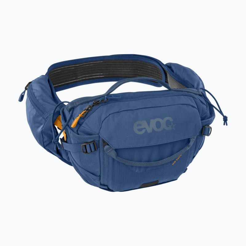 EVOC Hip Pack Pro 3 l námornícka modrá cyklistická ľadvinka s rezervoárom 1254236 6