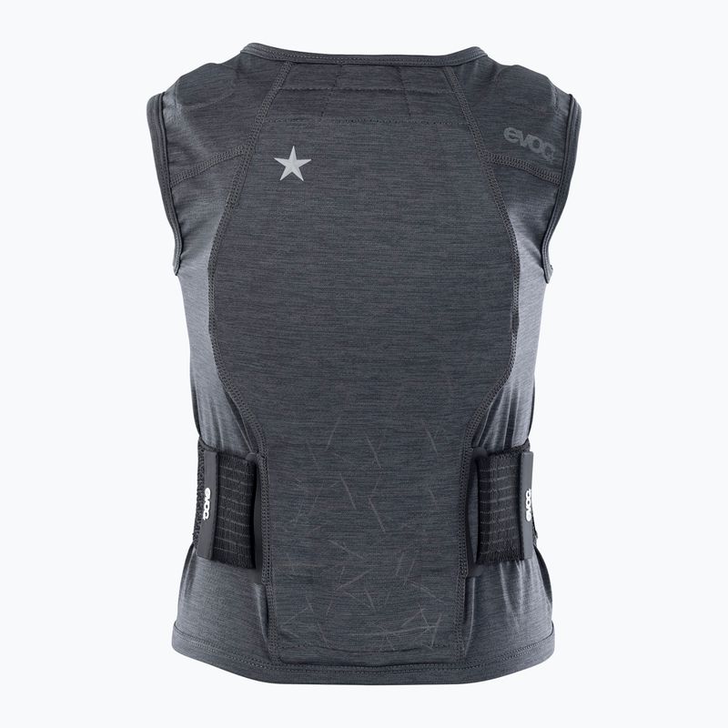 Detská ochranná vesta EVOC Protector Vest Jr carbon grey 2