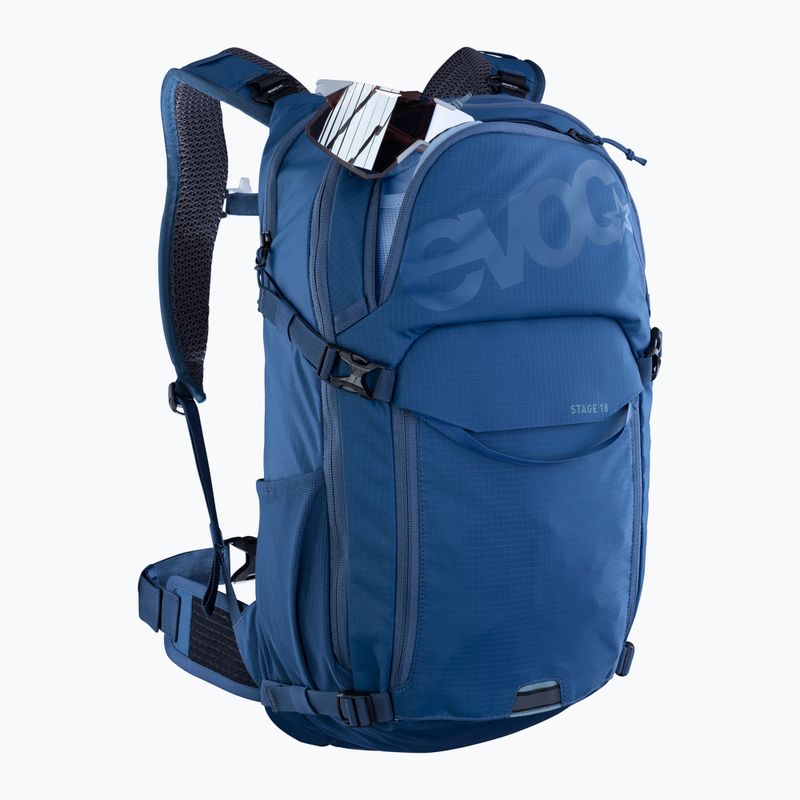 Cyklistický batoh  EVOC Stage 18 l denim 4