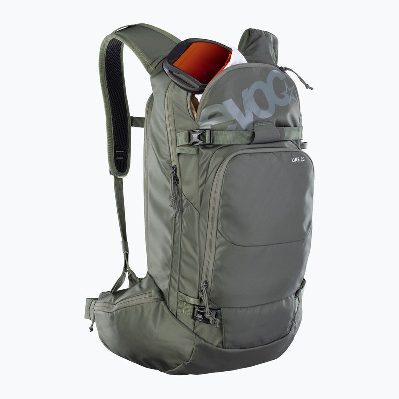 Skialpový batoh EVOC Line 20 l dark olive 2