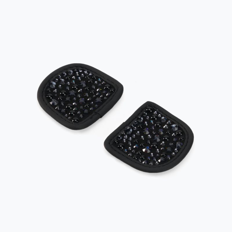 HaukeSchmidt Magic Tack Patches Glamour black 0111-399-03 Jazdecké náplasti na rukavice