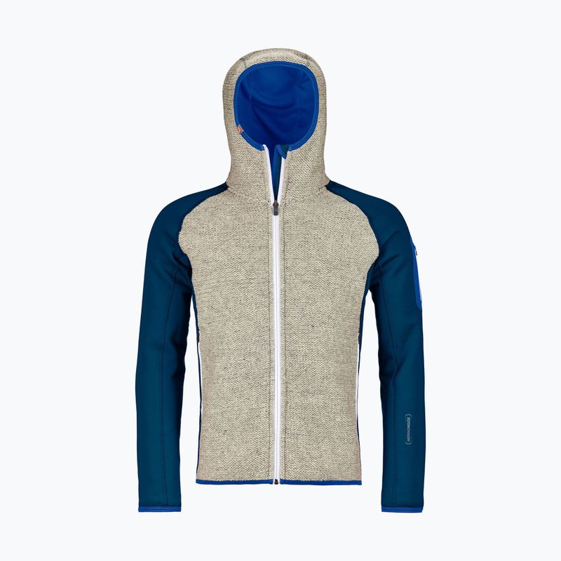 Pánska mikina Ortovox Fleece Plus Classic Knit Hoody šedá 86942