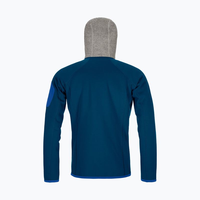 Pánska mikina Ortovox Fleece Plus Classic Knit Hoody šedá 86942 2
