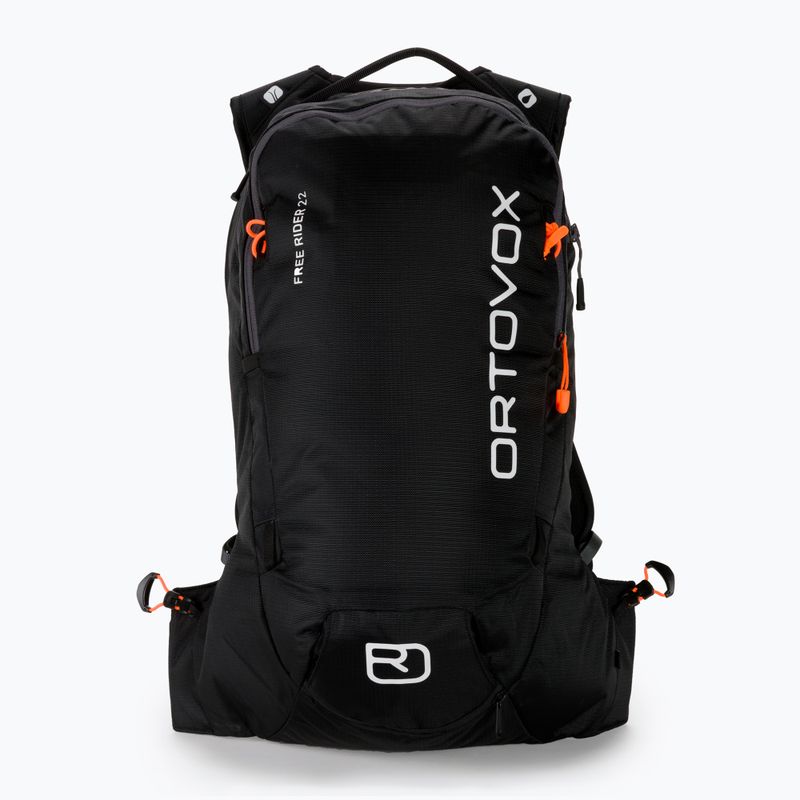 Ortovox Free Rider 22 l parašutistický batoh čierny 4681000001