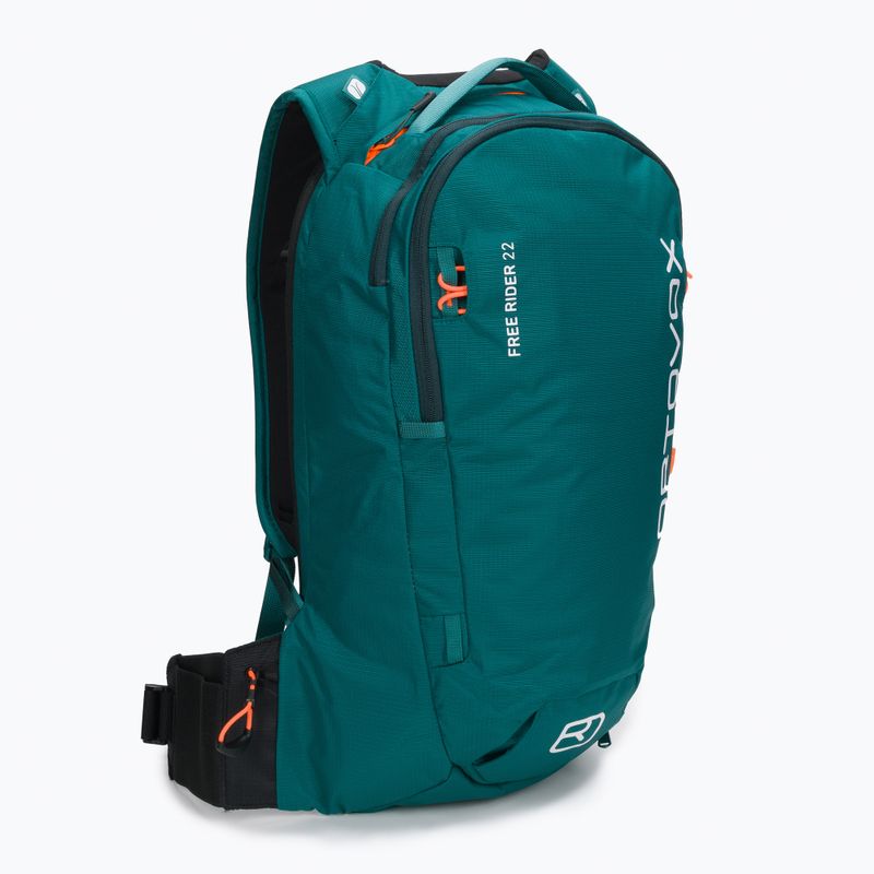Ortovox Free Rider 22 l zelený lyžiarsky batoh 4681000003 2