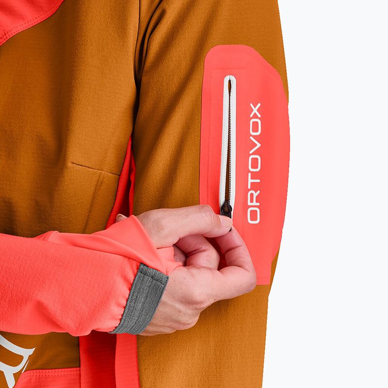 Dámska softshellová bunda Ortovox Berrino červená 60272 5