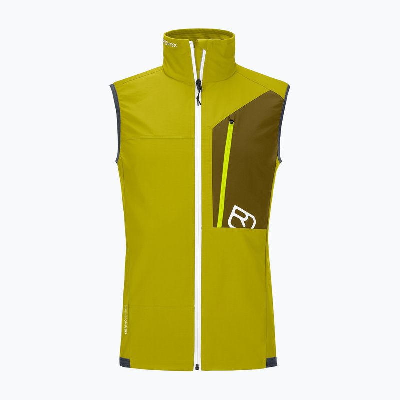 Pánske turistické bez rukávov Ortovox Berrino green 6037300024