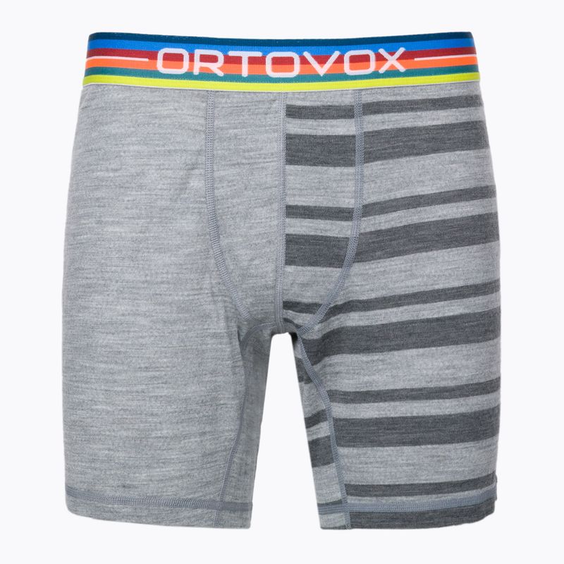 Pánske termo boxerky Ortovox 185 Rock'N'Wool šedá 8413200021